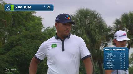 Si Woo Kim | Round 4 | 2nd hole | Shot 4 | 2026 Cadillac