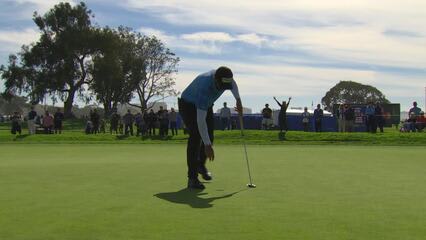 Matthieu Pavon | 2024 Farmers | Round 4 | 1st hole | Shot 5