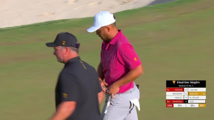Xander Schauffele | Round 5 | 14th hole | Shot 4 | 2026 Presidents Cup