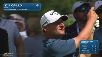 Emiliano Grillo | Round 4 | 17th hole | Shot 2 | 2025 Charles Schwab