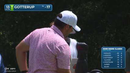 Chris Gotterup | Round 4 | 13th hole | Shot 1 | 2026 John Deere