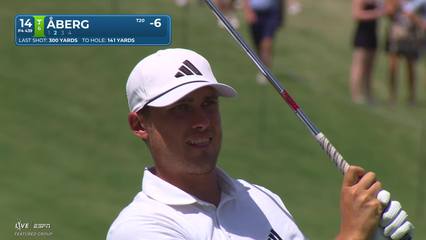 Ludvig Åberg | Round 3 | 14th hole | Shot 2 | 2026 Charles Schwab