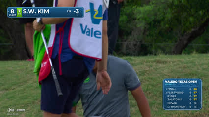 Si Woo Kim | Round 1 | 8th hole | Shot 4 | 2026 Valero