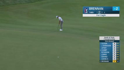 Michael Brennan | Round 1 | 14th hole | Shot 2 | 2025 Bank of Utah