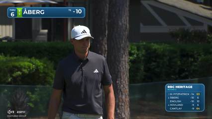 Ludvig Åberg | Round 2 | 6th hole | Shot 4 | 2026 RBC Heritage