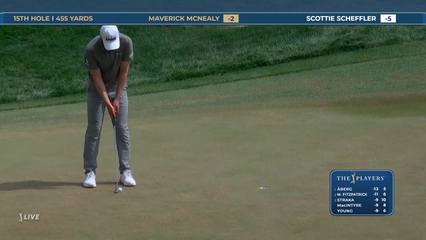 Maverick McNealy | Round 4 | 15th hole | Shot 5 | 2026 THE PLAYERS