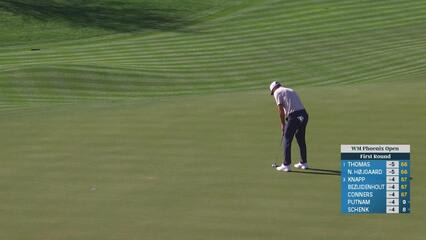 Scottie Scheffler | Round 1 | 8th hole | Shot 4 | 2025 WM Phoenix Open