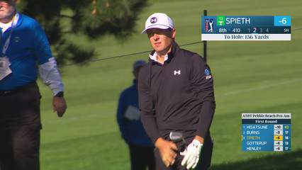 Jordan Spieth | Round 1 | 8th hole | Shot 2 | 2026 AT&T Pebble Beach