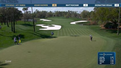 Adam Hadwin | Round 1 | 5th hole | Shot 4 | 2025 THE PLAYERS