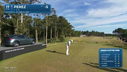 Victor Perez | Round 3 | 17th hole | Shot 1 | 2025 Genesis Scottish Open