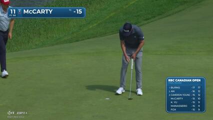 Matt McCarty | Round 4 | 11th hole | Shot 3 | 2025 RBC Canadian