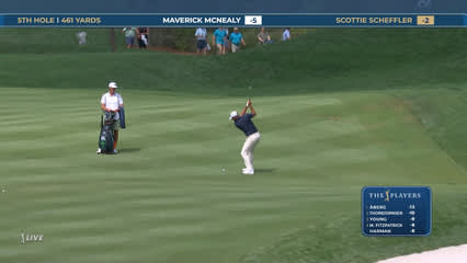 Scottie Scheffler | Round 4 | 5th hole | Shot 2 | 2026 THE PLAYERS