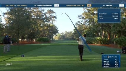 Chandler Phillips | Round 2 | 2nd hole | Shot 1 | 2025 THE PLAYERS