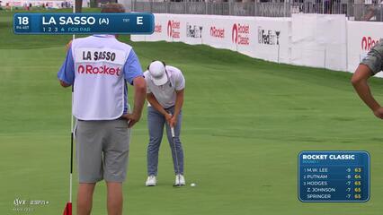 Michael La Sasso | Round 1 | 18th hole | Shot 4 | 2025 Rocket Classic