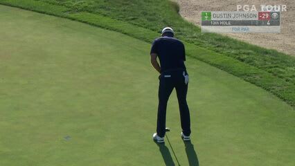 Dustin Johnson | 2020 THE NORTHERN TRUST | Round 4 | 13th hole | Shot 4
