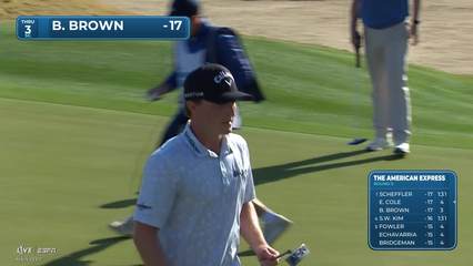 Blades Brown | Round 3 | 3rd hole | Shot 4 | 2026 The American Express