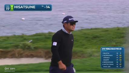 Ryo Hisatsune | Round 3 | 17th hole | Shot 3 | 2026 AT&T Pebble Beach