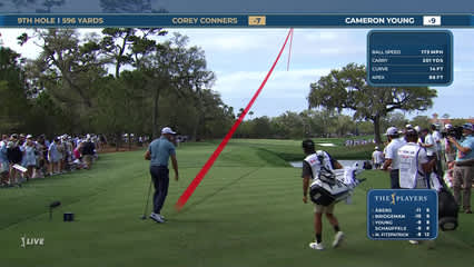 Corey Conners | Round 3 | 9th hole | Shot 1 | 2026 THE PLAYERS