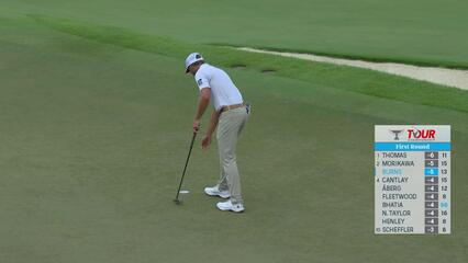 Sam Burns | Round 1 | 14th hole | Shot 5 | 2025 TOUR Championship