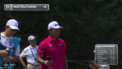 Hideki Matsuyama | Round 2 | 13th hole | Shot 1 | 2025 BMW Championship