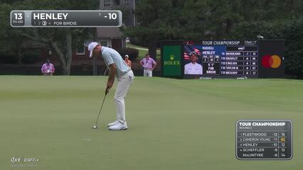 Russell Henley | Round 2 | 13th hole | Shot 3 | 2025 TOUR Championship