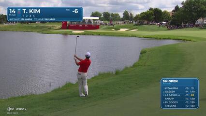 Tom Kim | Round 3 | 14th hole | Shot 2 | 2025 3M Open