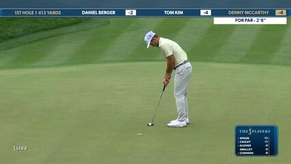 Denny McCarthy | Round 4 | 1st hole | Shot 4 | 2025 THE PLAYERS