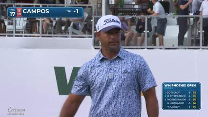 Rafael Campos | Round 1 | 17th hole | Shot 4 | 2026 WM Phoenix Open