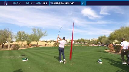 Andrew Novak | Round 2 | 4th hole | Shot 1 | 2025 WM Phoenix Open
