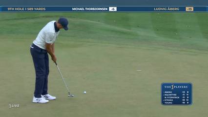 Ludvig Aberg | Round 4 | 9th hole | Shot 5 | 2026 THE PLAYERS