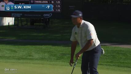 Si Woo Kim | Round 4 | 12th hole | Shot 4 | 2025 Rocket Classic