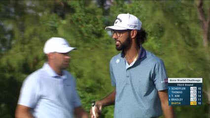 Akshay Bhatia | Round 3 | 11th hole | Shot 4 | 2024 Hero World Challenge