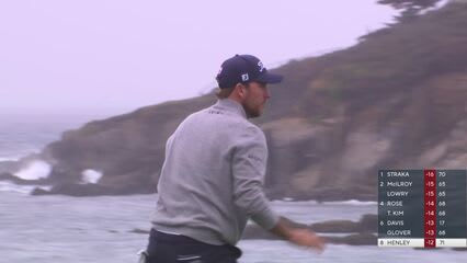 Russell Henley | Round 3 | 18th hole | Shot 4 | 2025 AT&T Pebble Beach