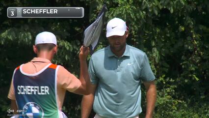 Scottie Scheffler | Round 4 | 3rd hole | Shot 4 | 2025 BMW Championship
