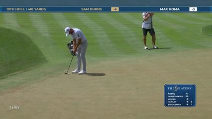 Sam Burns | Round 4 | 10th hole | Shot 4 | 2026 THE PLAYERS