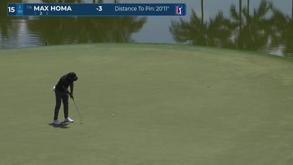 Max Homa | Round 2 | 15th hole | Shot 3 | 2026 Cadillac