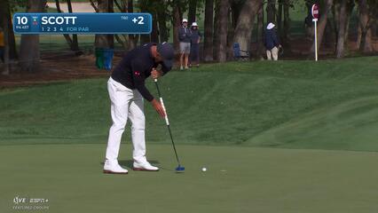Adam Scott | Round 4 | 10th hole | Shot 4 | 2025 Valspar