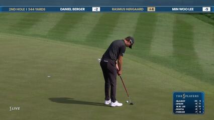 Rasmus Hojgaard | Round 2 | 2nd hole | Shot 5 | 2025 THE PLAYERS