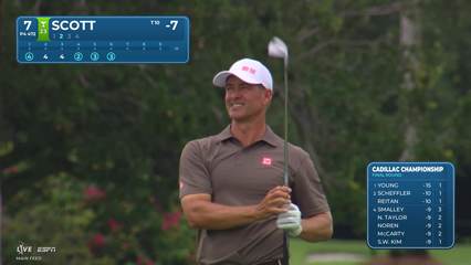 Adam Scott | Round 4 | 7th hole | Shot 2 | 2026 Cadillac