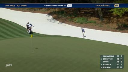 Ludvig Aberg | 2024 THE PLAYERS | Round 4 | 14th hole | Shot 3