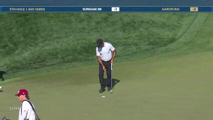 Aaron Rai | Round 3 | 5th hole | Shot 4 | 2025 THE PLAYERS