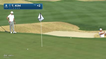 Tom Kim | Round 1 | 8th hole | Shot 3 | 2025 The American Express