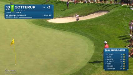 Chris Gotterup | Round 1 | 10th hole | Shot 3 | 2026 John Deere