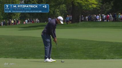 Matt Fitzpatrick | Round 3 | 7th hole | Shot 5 | 2025 the Memorial