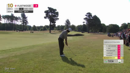 Tommy Fleetwood | Round 2 | 10th hole | Shot 2 | 2026 Genesis Scottish Open