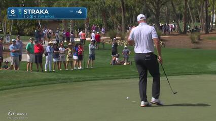 Sepp Straka | Round 1 | 8th hole | Shot 4 | 2025 Cognizant Classic