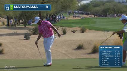 Hideki Matsuyama | Round 2 | 3rd hole | Shot 5 | 2026 WM Phoenix Open