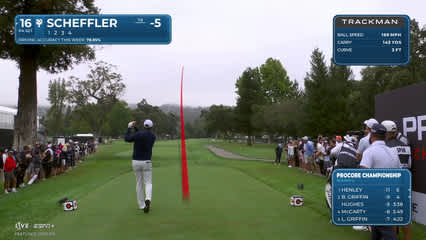 Scottie Scheffler | Round 2 | 16th hole | Shot 1 | 2025 Procore