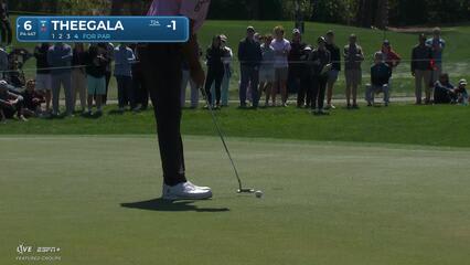 Sahith Theegala | Round 2 | 6th hole | Shot 4 | 2025 Valspar