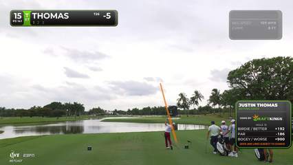 Justin Thomas | Round 4 | 15th hole | Shot 1 | 2026 Cadillac